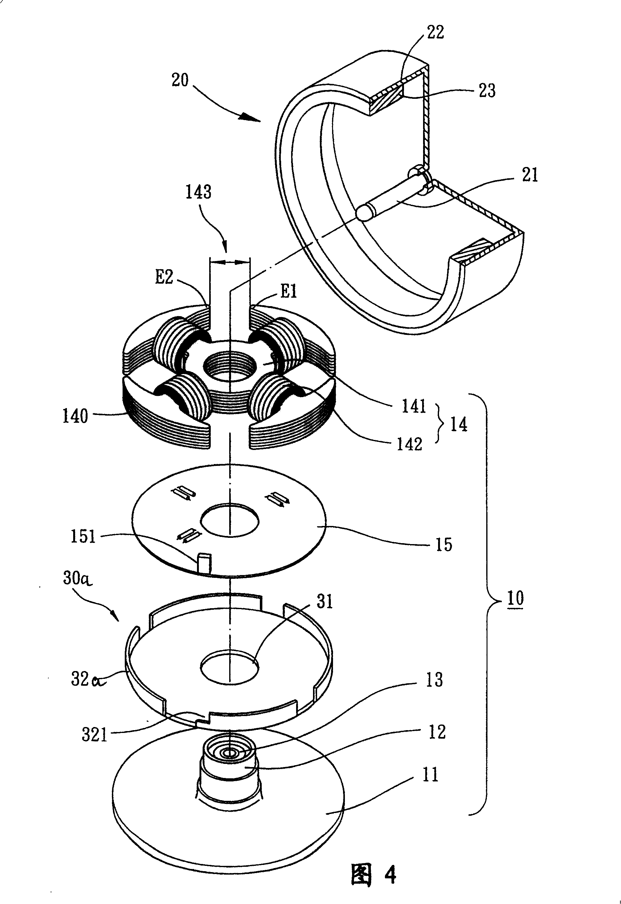 Motor with magnetic-sensing balance sheet