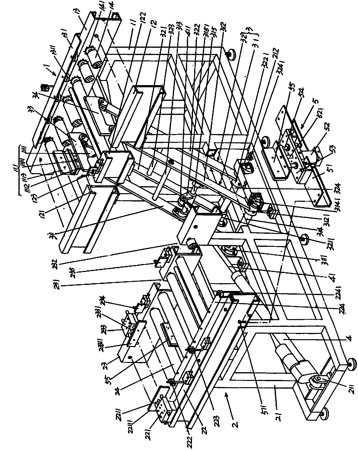 Flaw sagger automatic eliminating and replacing device used in electronic kiln automatic production line