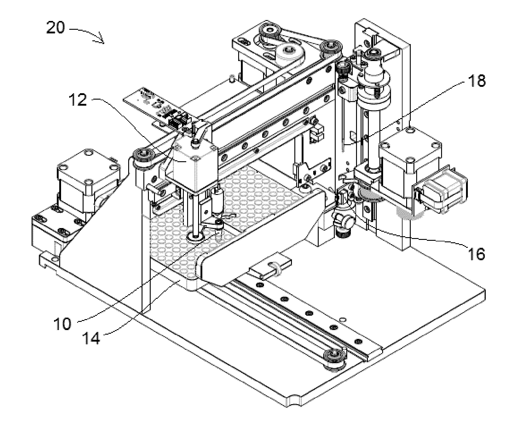 Automated system for handling components of a chromatographic system