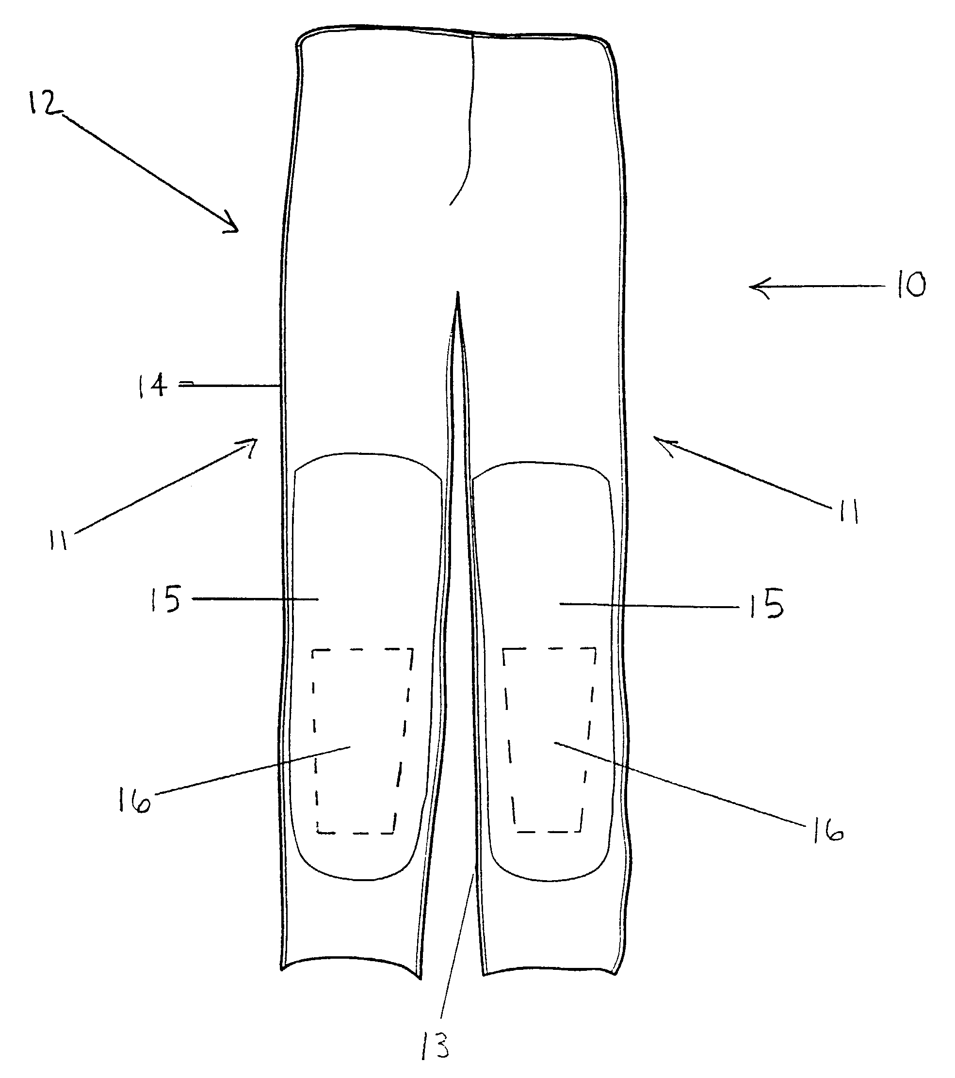 Barrel racing rodeo pant systems