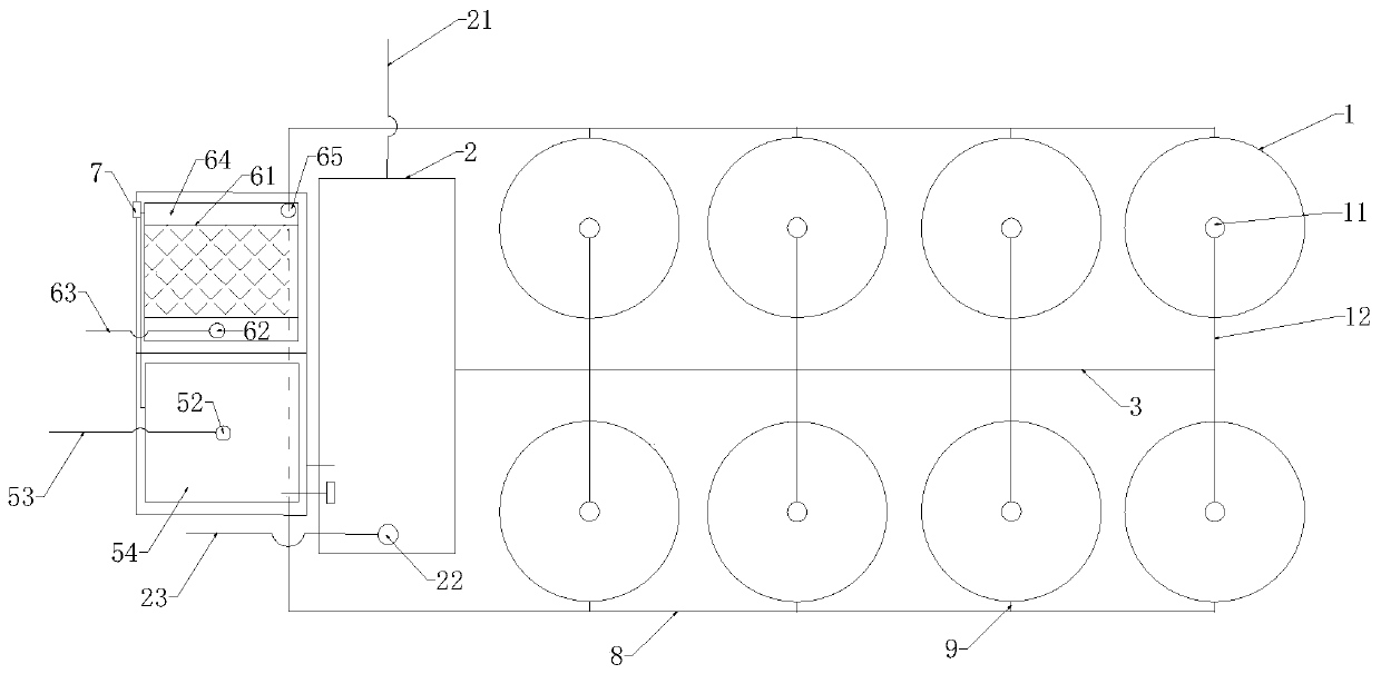 External litopenaeus vannamei recirculating aquaculture system