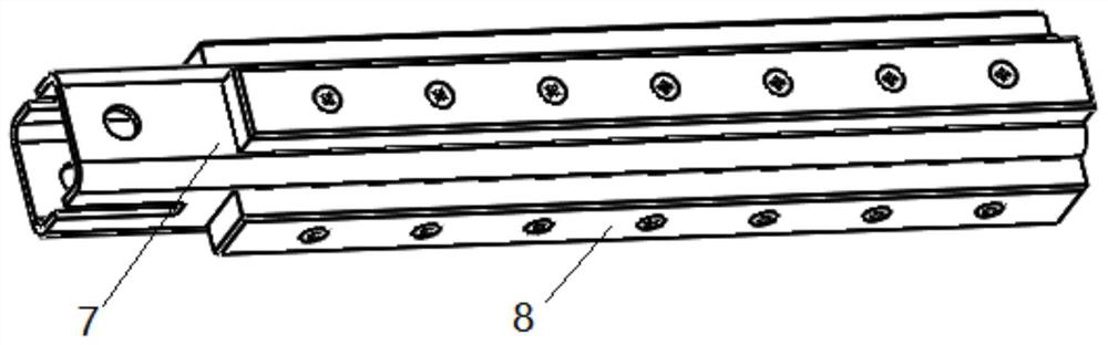 Curtain paving tool brake device