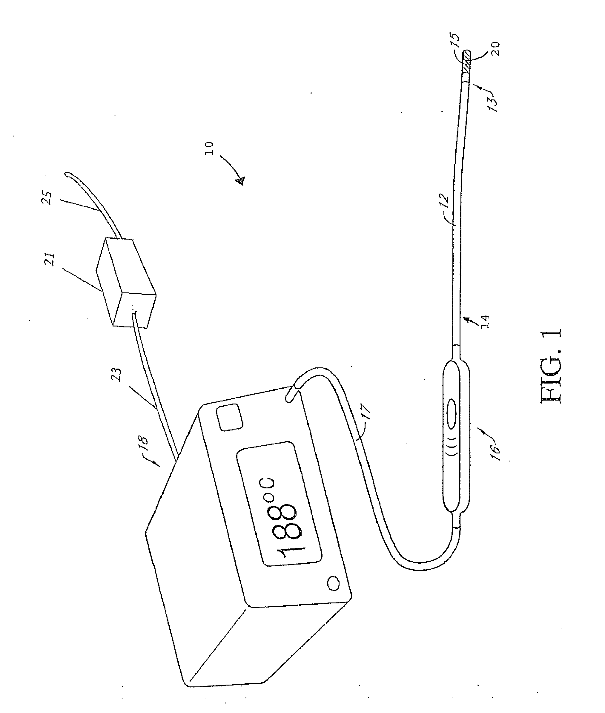 Electrosurgical medical device with power modulation