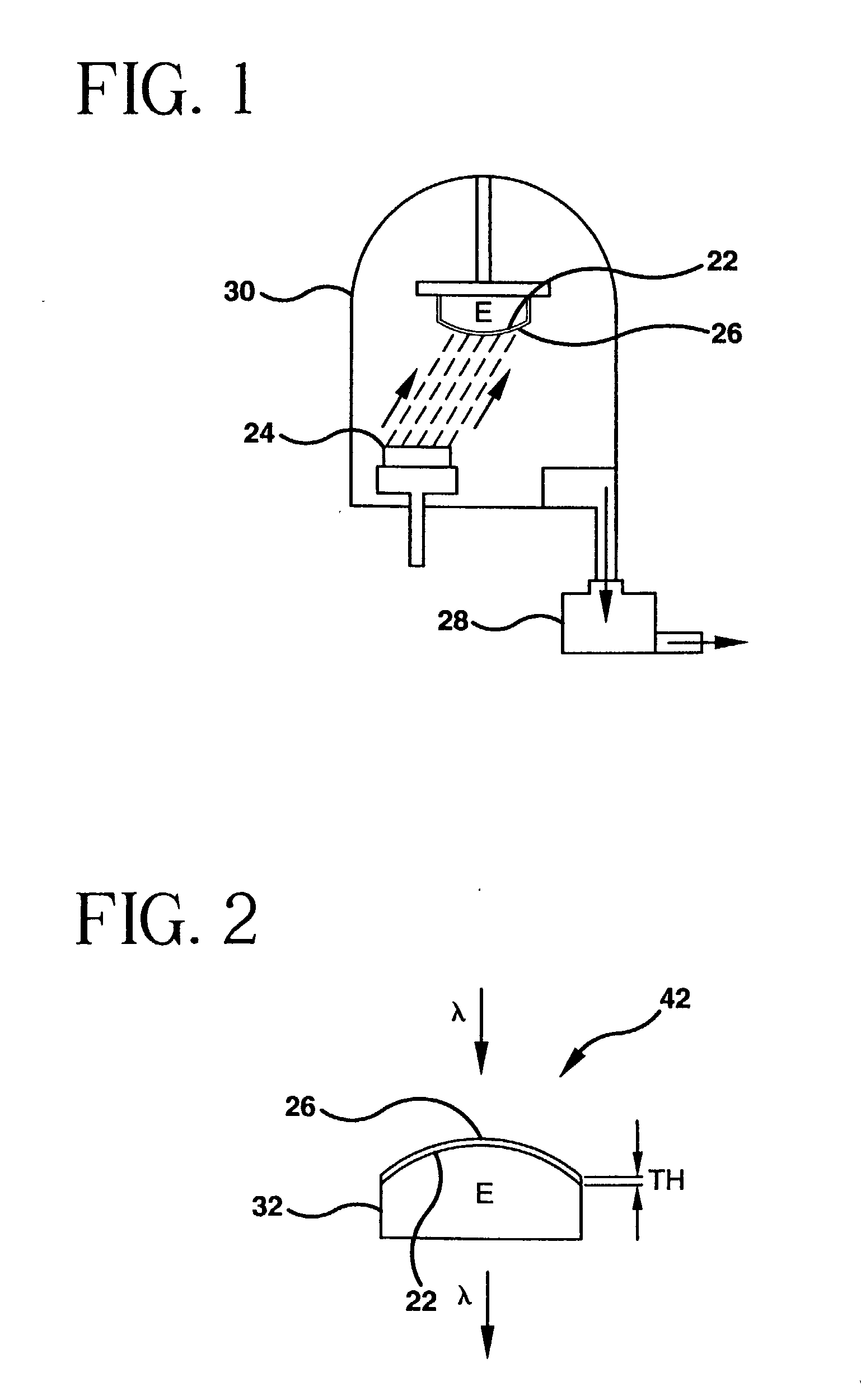 Film coated optical lithography elements and method of making