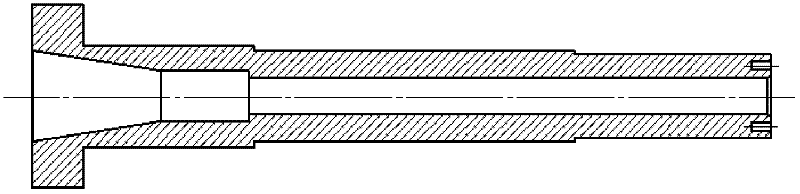 Experimental apparatus for accurately measuring characteristic parameters of tool holder-main shaft combined part