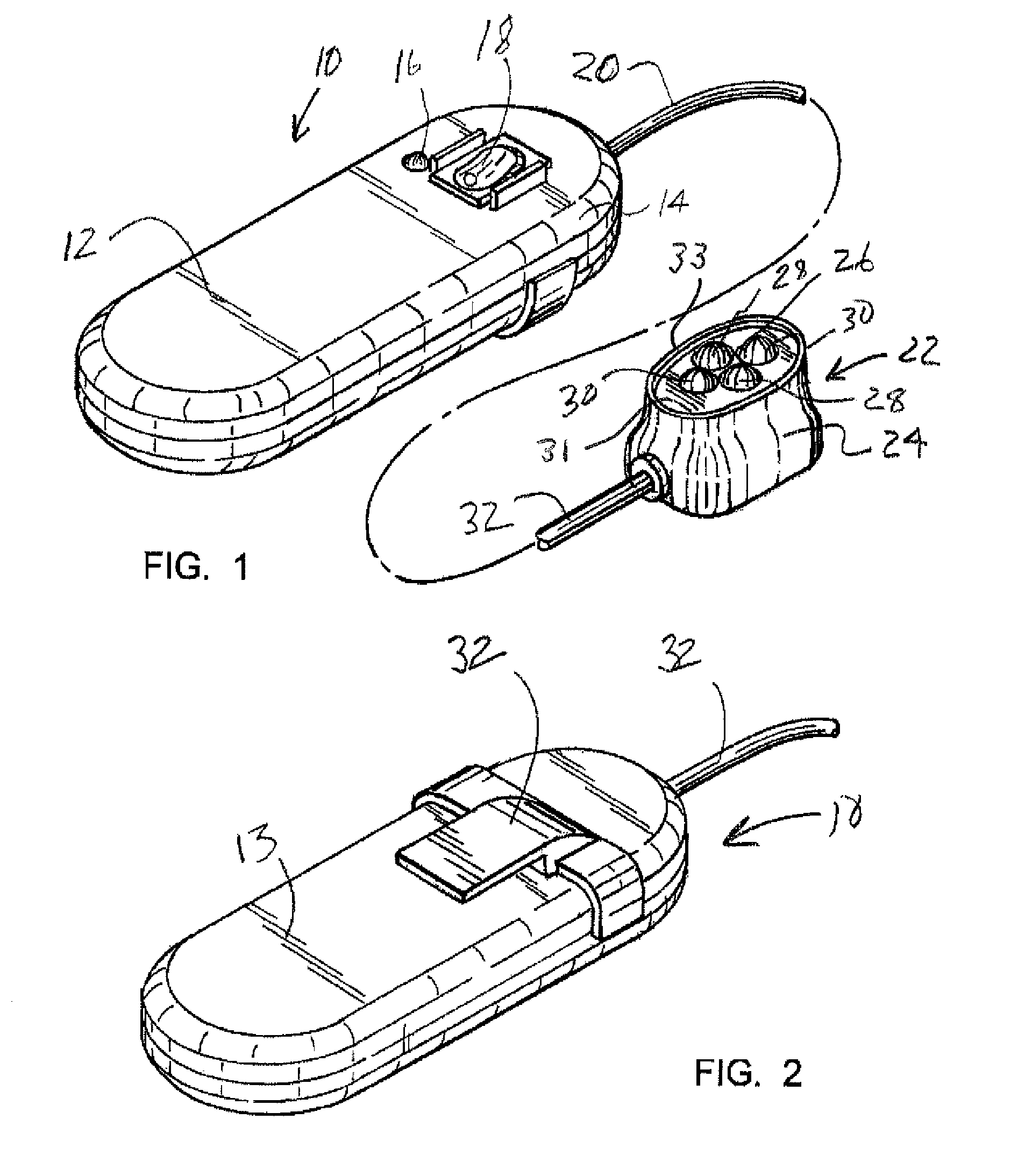 Neonatal transilluminator apparatus