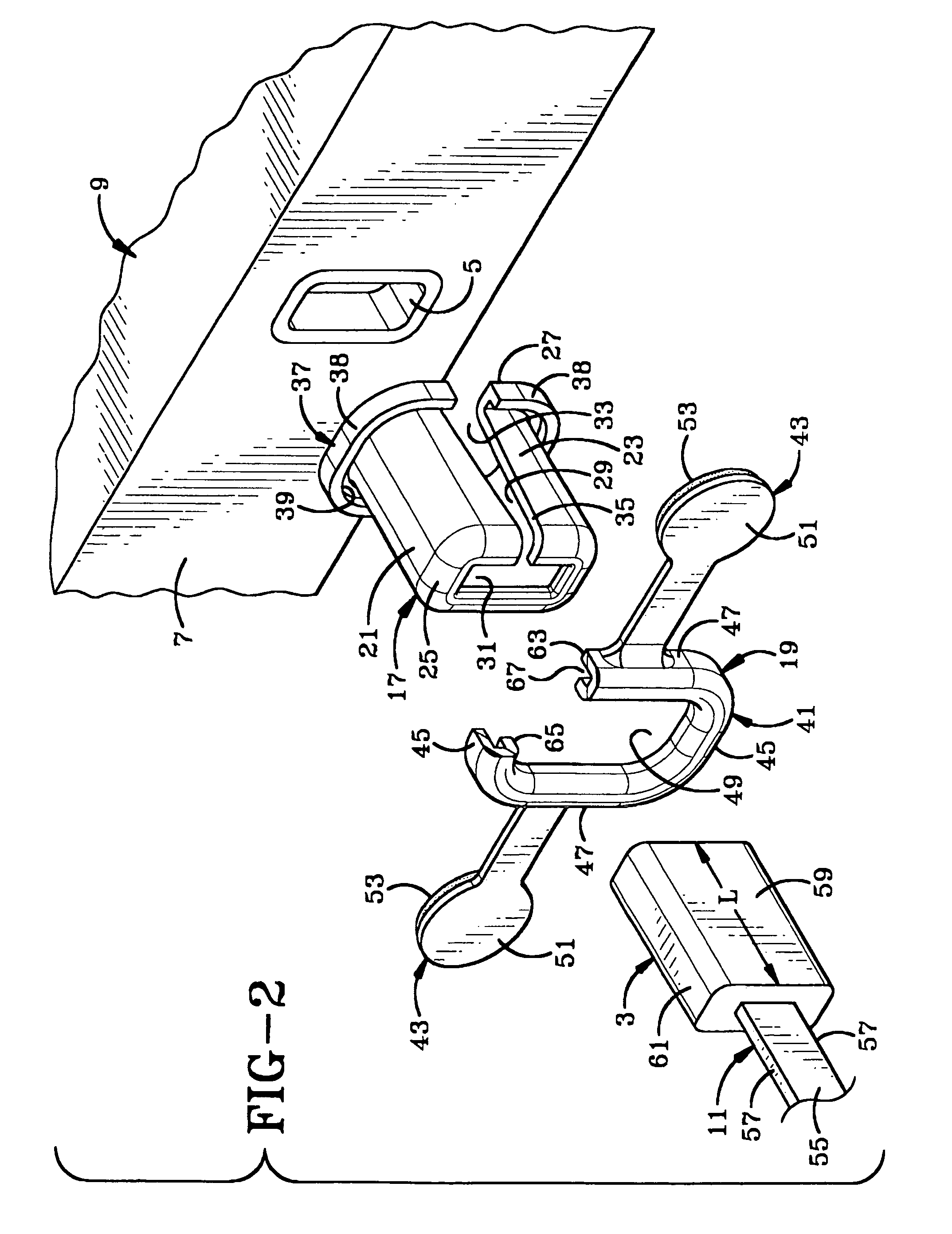 Cable attachment device