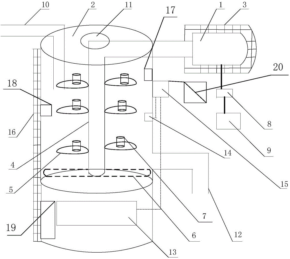 Traditional Chinese medicine composition for preventing and treating gingival diseases and multifunctional stirring system thereof