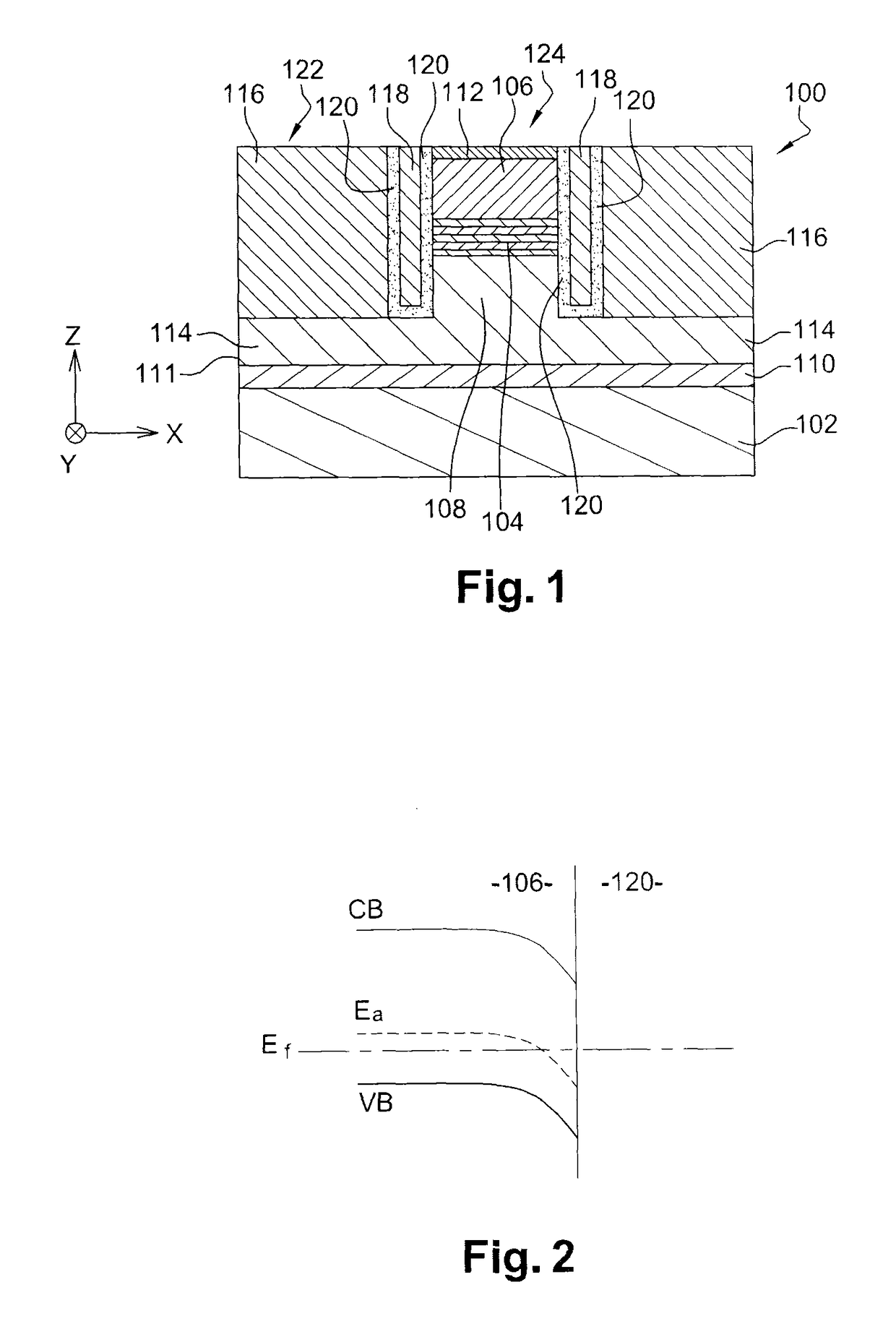 P-N junction optoelectronic device for ionizing dopants by field effect