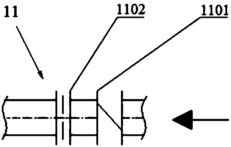 Device for monitoring and controlling residual carbon combustion in hot sintering mineral cooling process