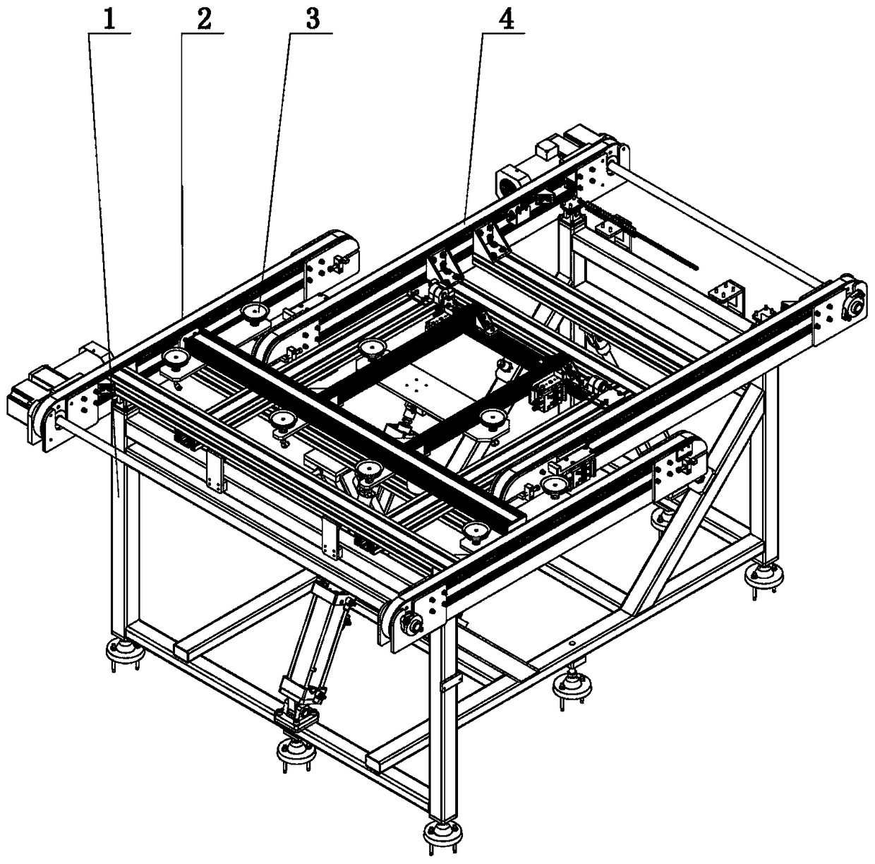 An automatic face changing device