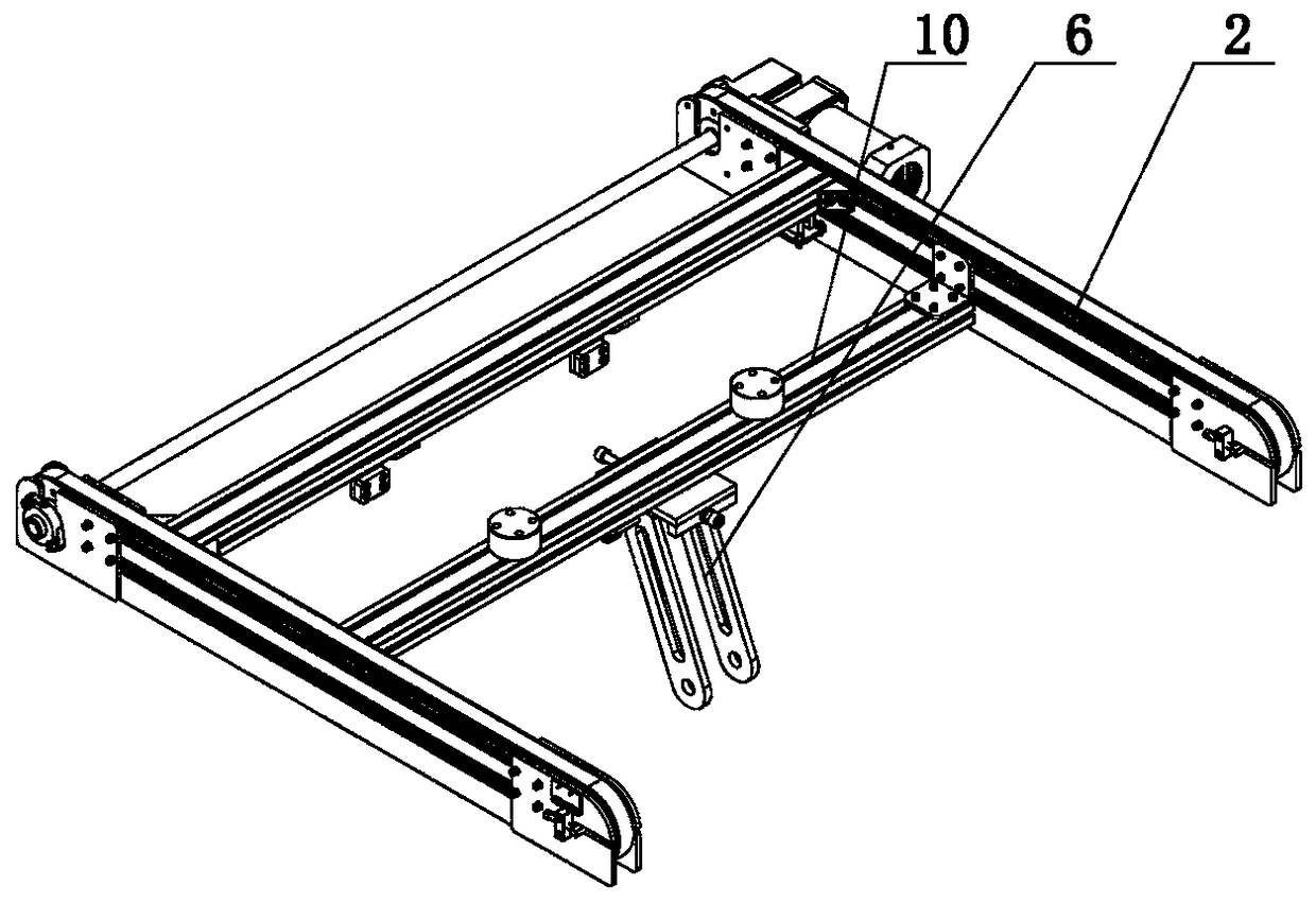 An automatic face changing device