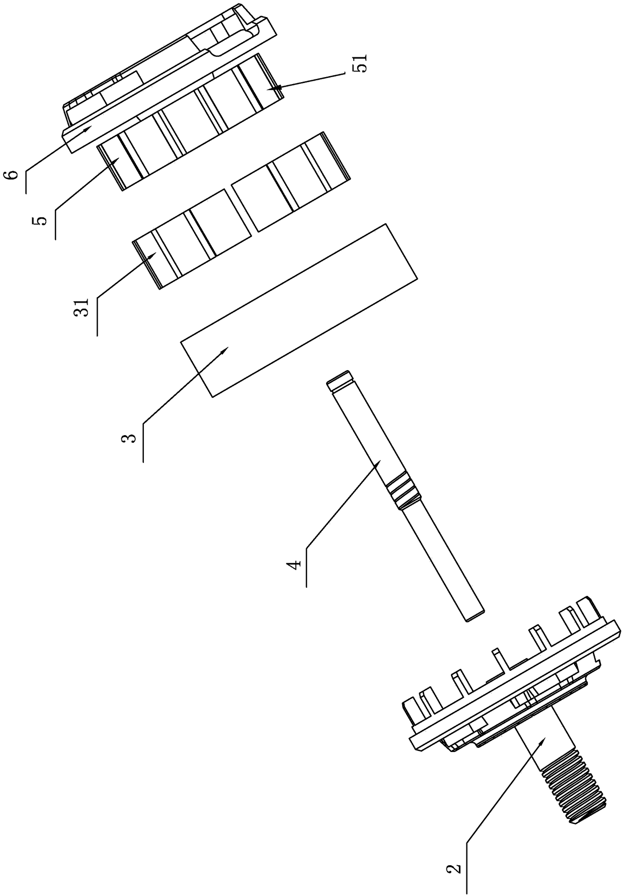 High-intensity motor rotor for model airplane