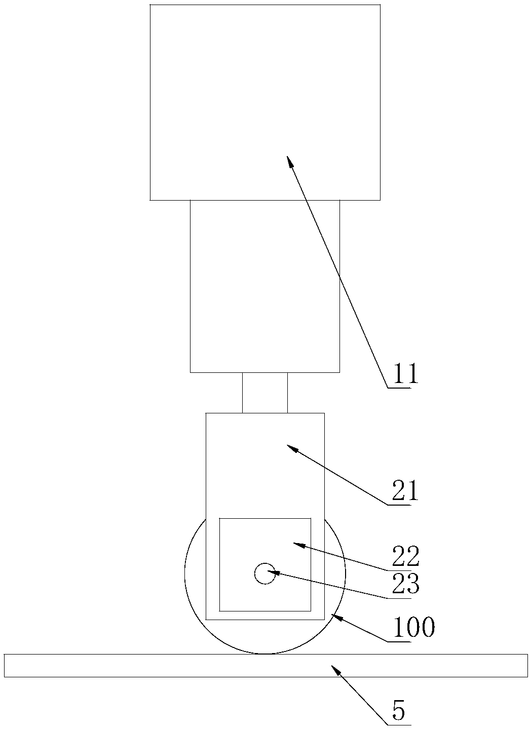 Tire wear simulation test robot