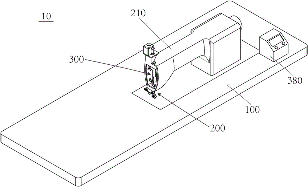 Sewing and cutting mechanism for binding tapes of garments