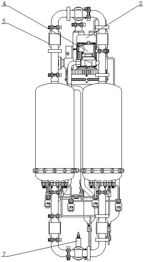 Energy-saving environment humidity control and air water production method and system