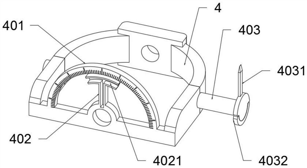 Laser gradient measuring device for electric power tower detection