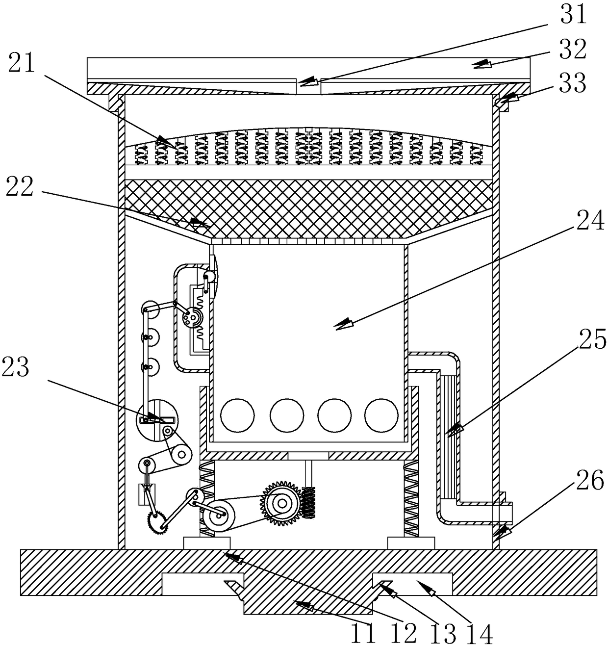 Rainwater conservation purifying and repairing system