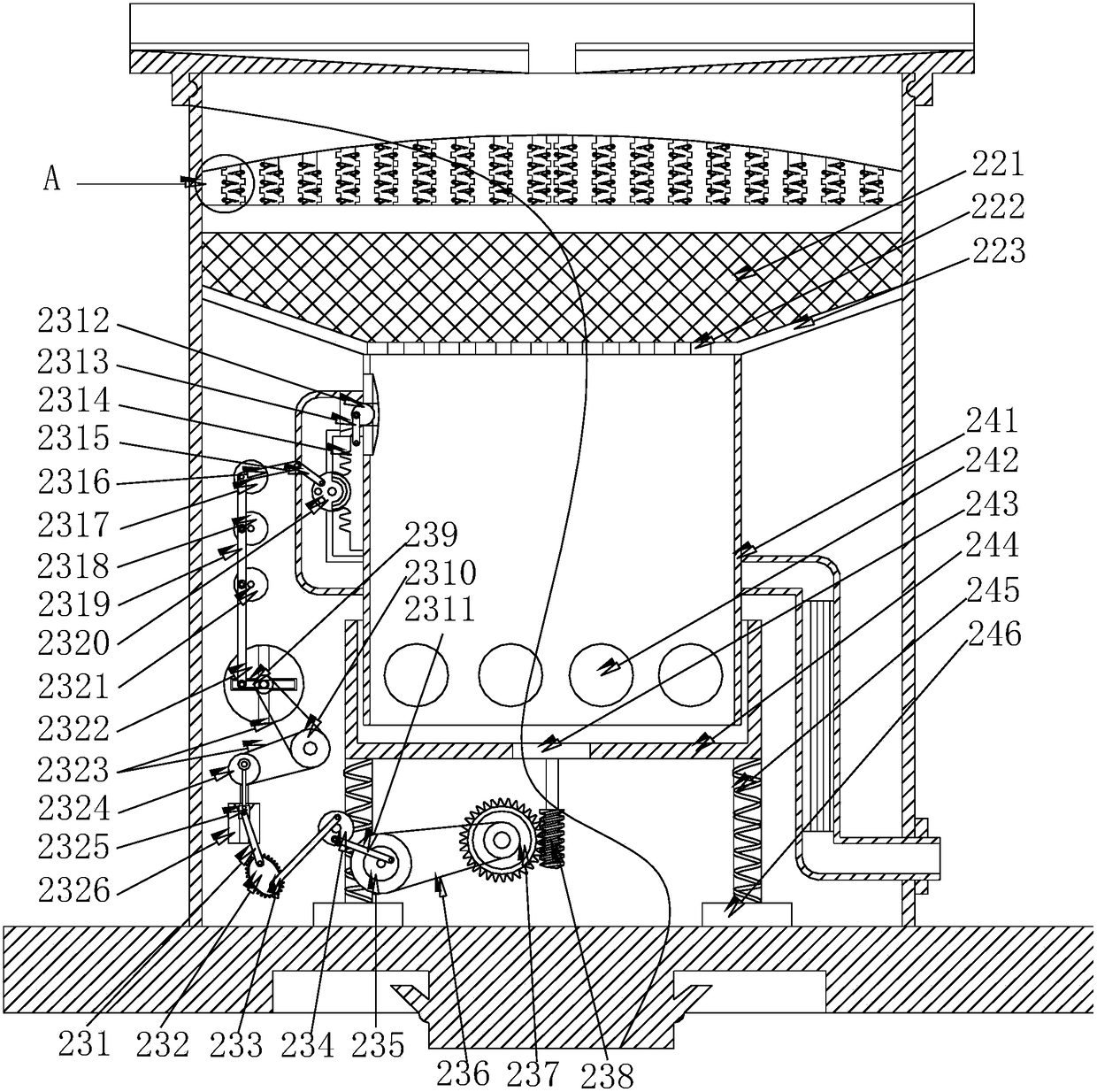 Rainwater conservation purifying and repairing system