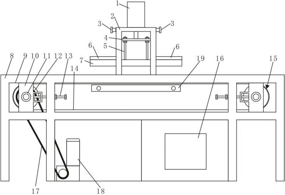 Flow-line pneumatic leather hot-pressing bonder and production technique thereof