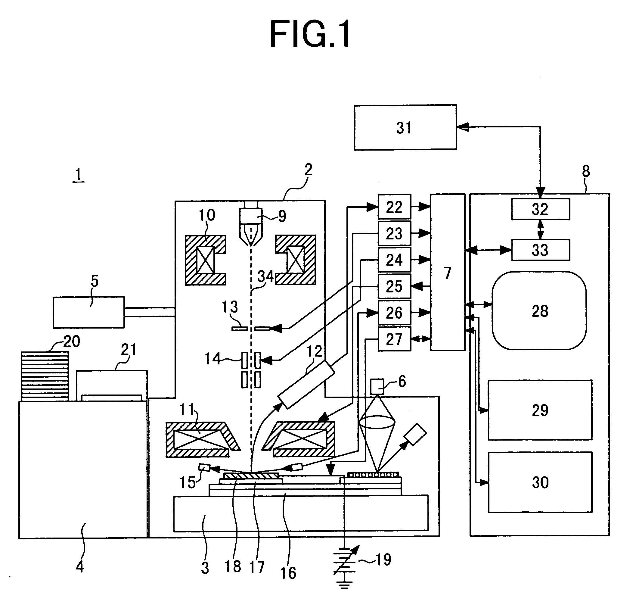 Method of inspecting pattern and inspecting instrument