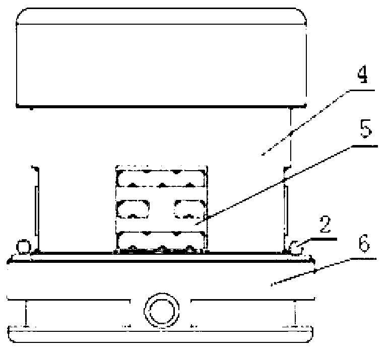 Temperature regulating type medicine gas ventilating and combining moxibustion device