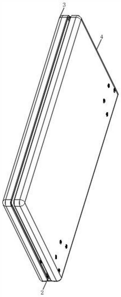 U-shaped folding hinge applied to mobile terminal and mobile terminal