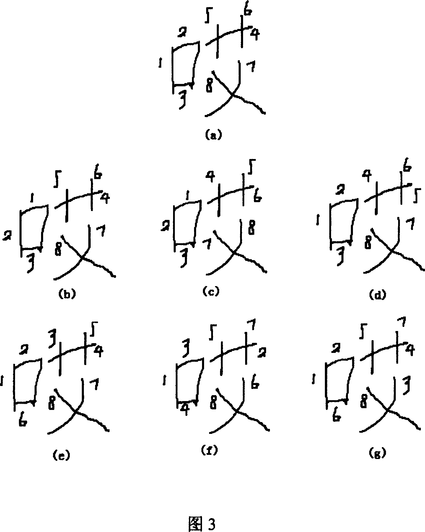 Confused stroke order library establishing method and on-line hand-writing Chinese character identifying and evaluating system