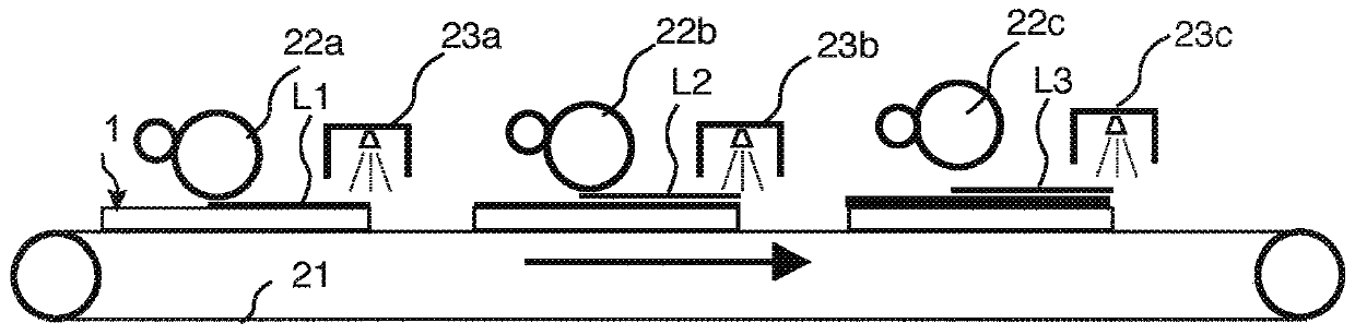 Method of coating a building panel with digital printing/coating technique