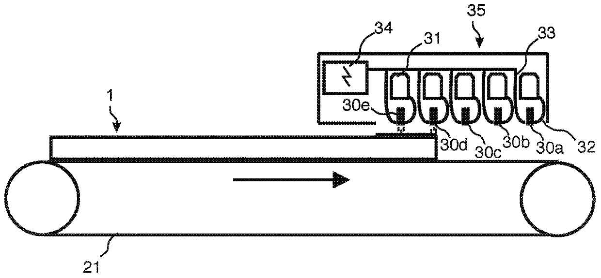 Method of coating a building panel with digital printing/coating technique