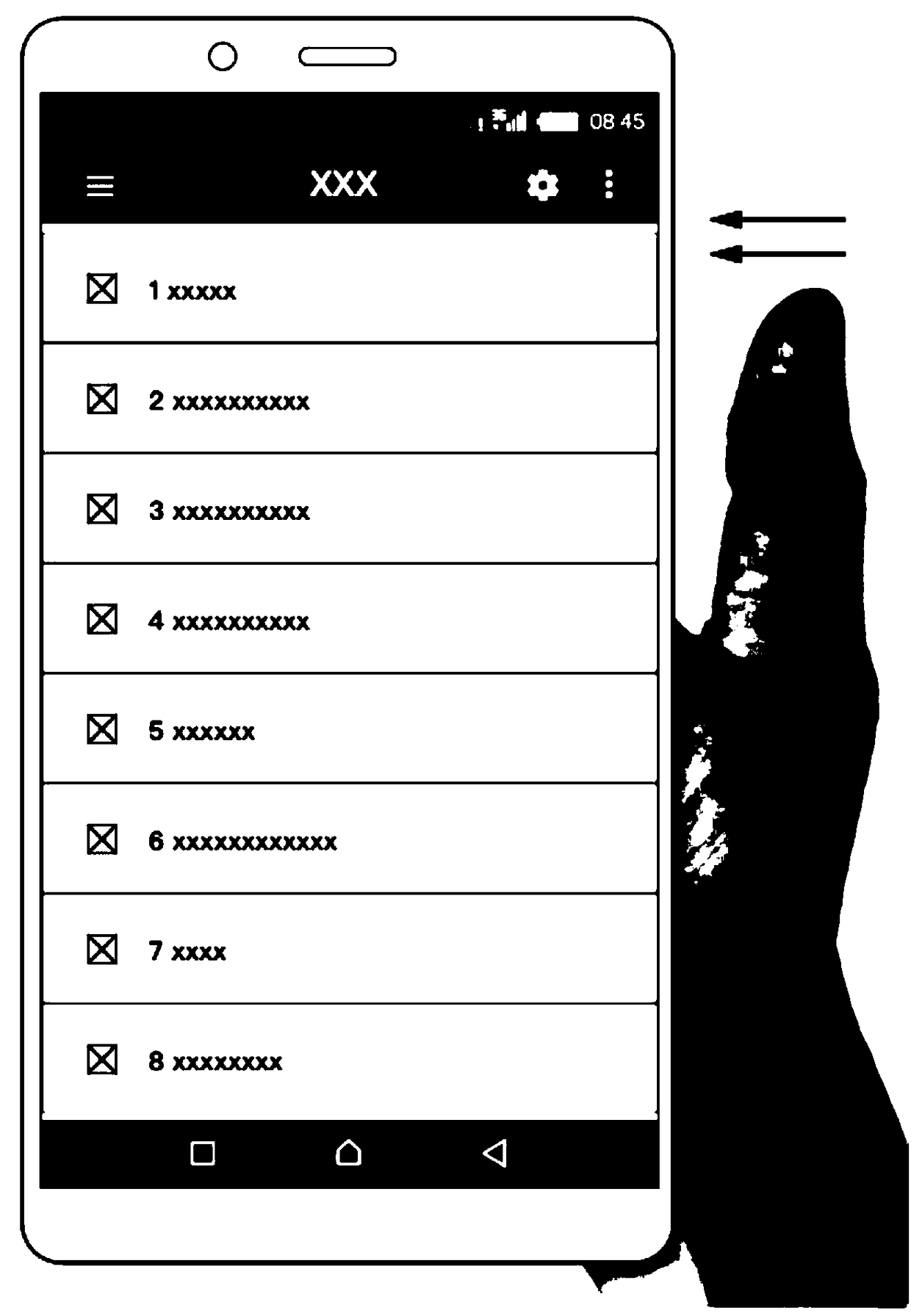 Screen control method based on a mobile terminal, and a mobile terminal