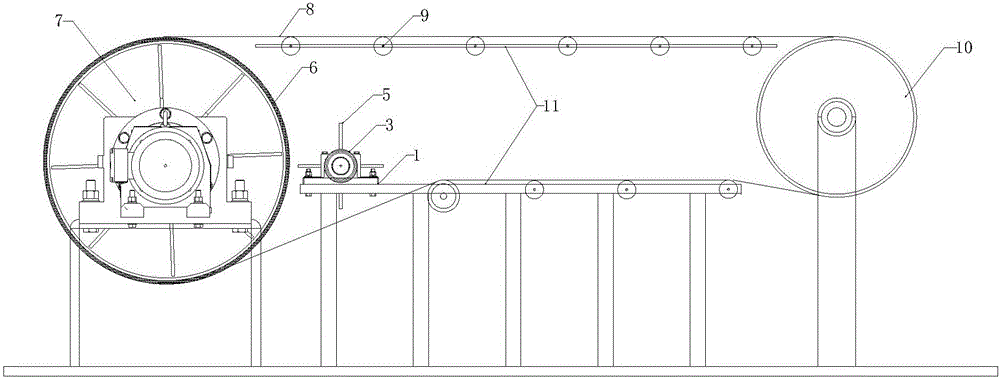 Cleaning device and magnetic separator