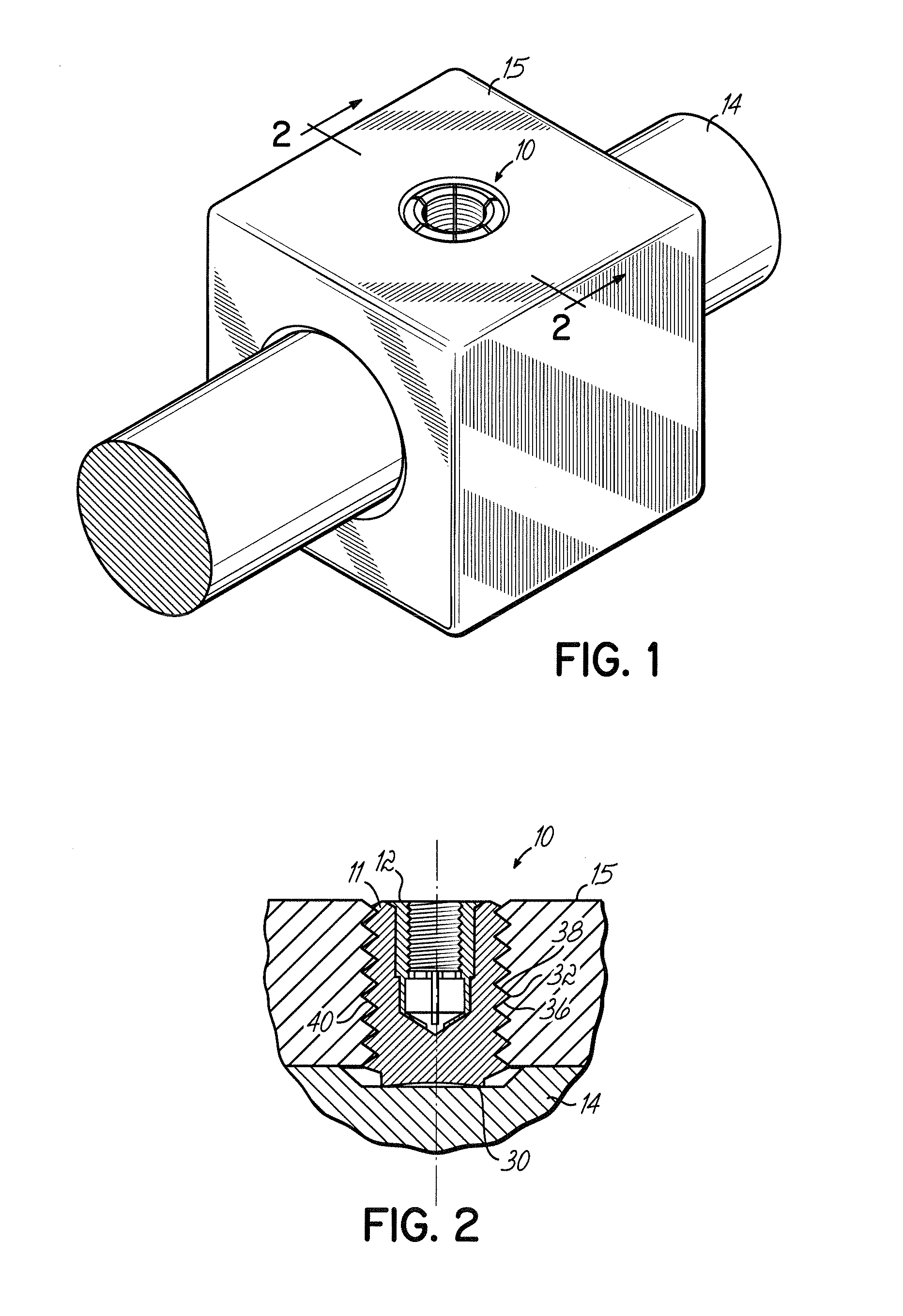 Internally disposed linear fastener system