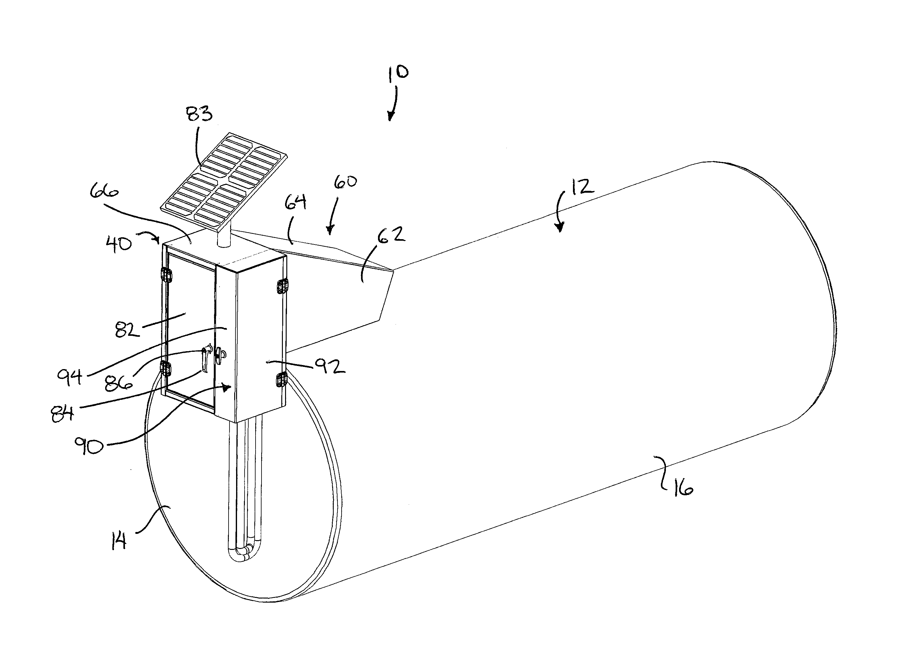 Remote Fueling Station with Fuel Pump Enclosure