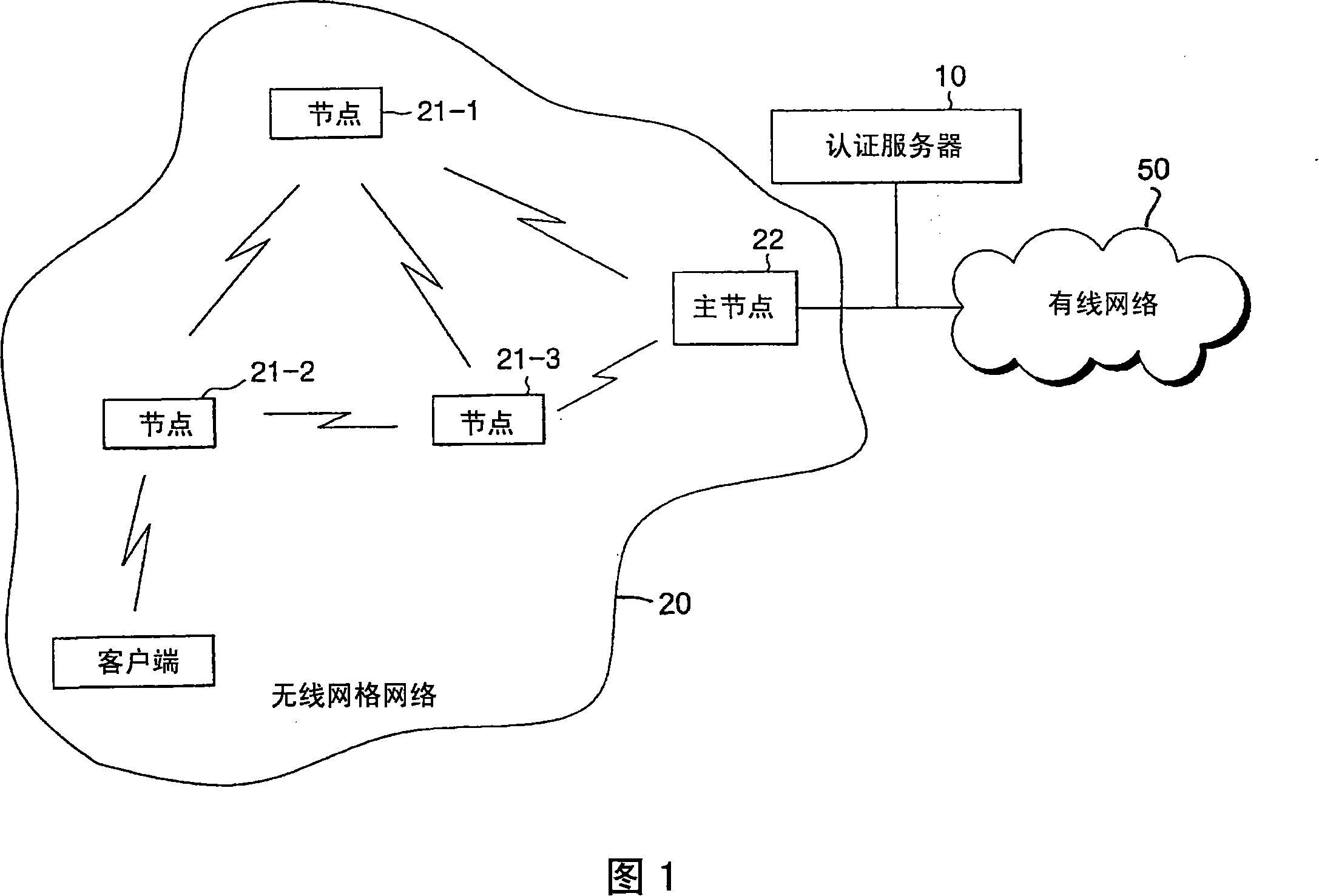 Authentication apparatus and method in wireless mesh network