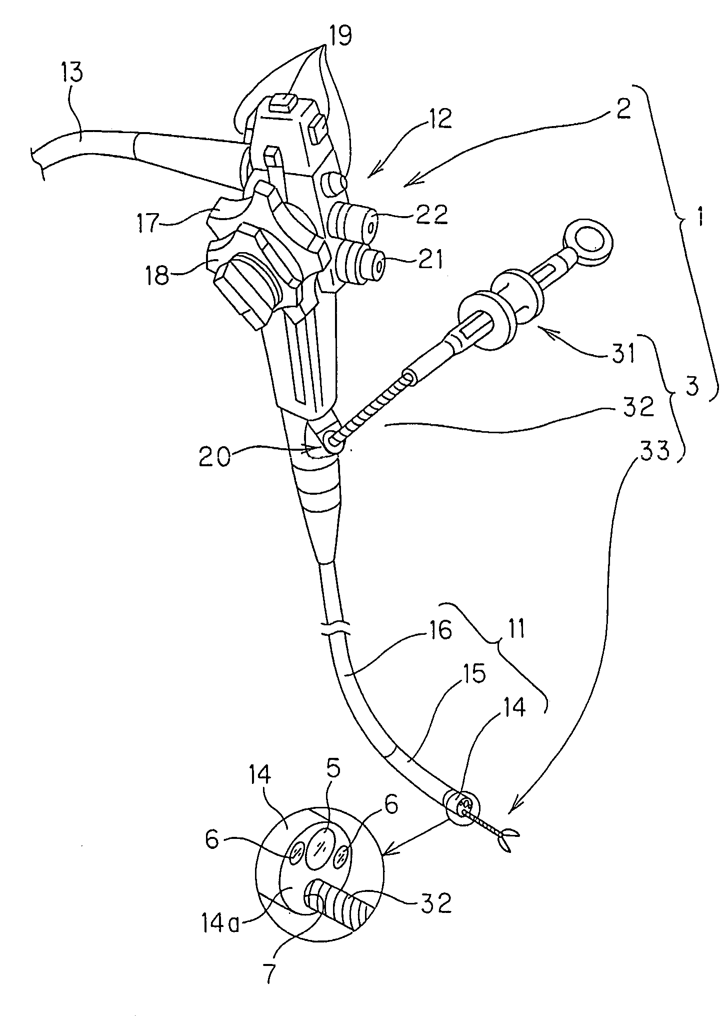 Medical apparatus, treatment instrument for endoscope and endoscope apparatus