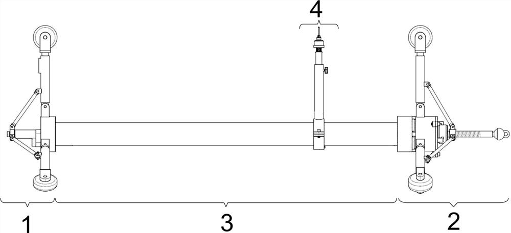 High-voltage electric pulse hydraulic fracturing method for coal and rock mass and guiding fracture forming device