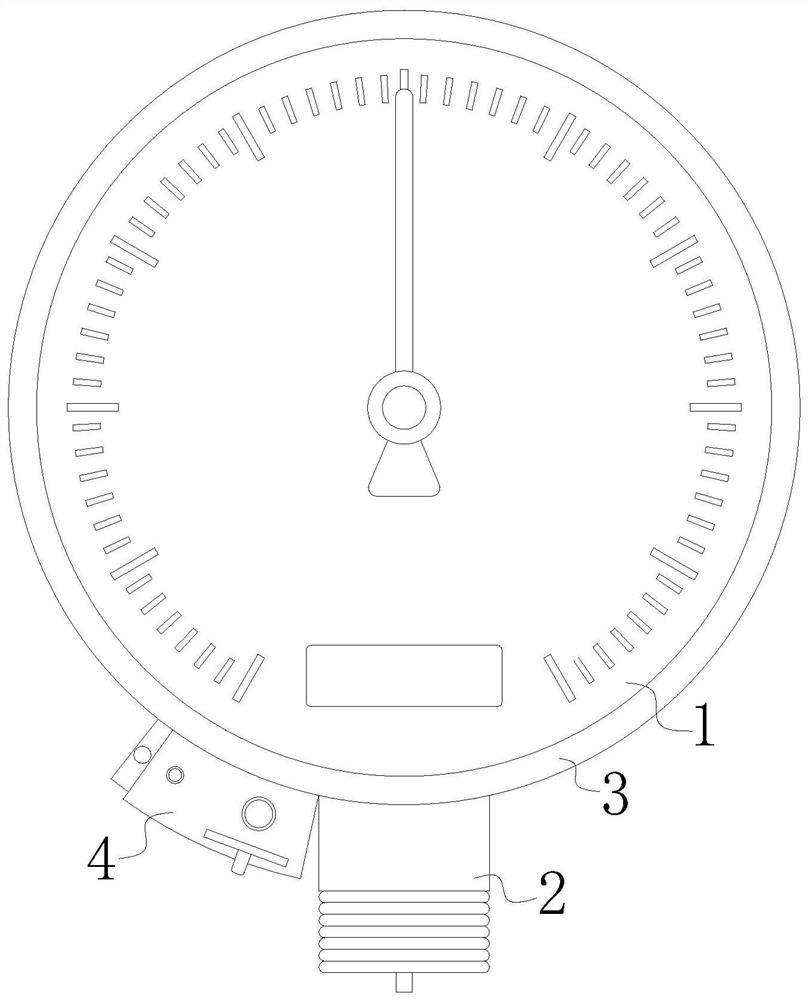 An anti-seismic pressure detection meter with maintenance function