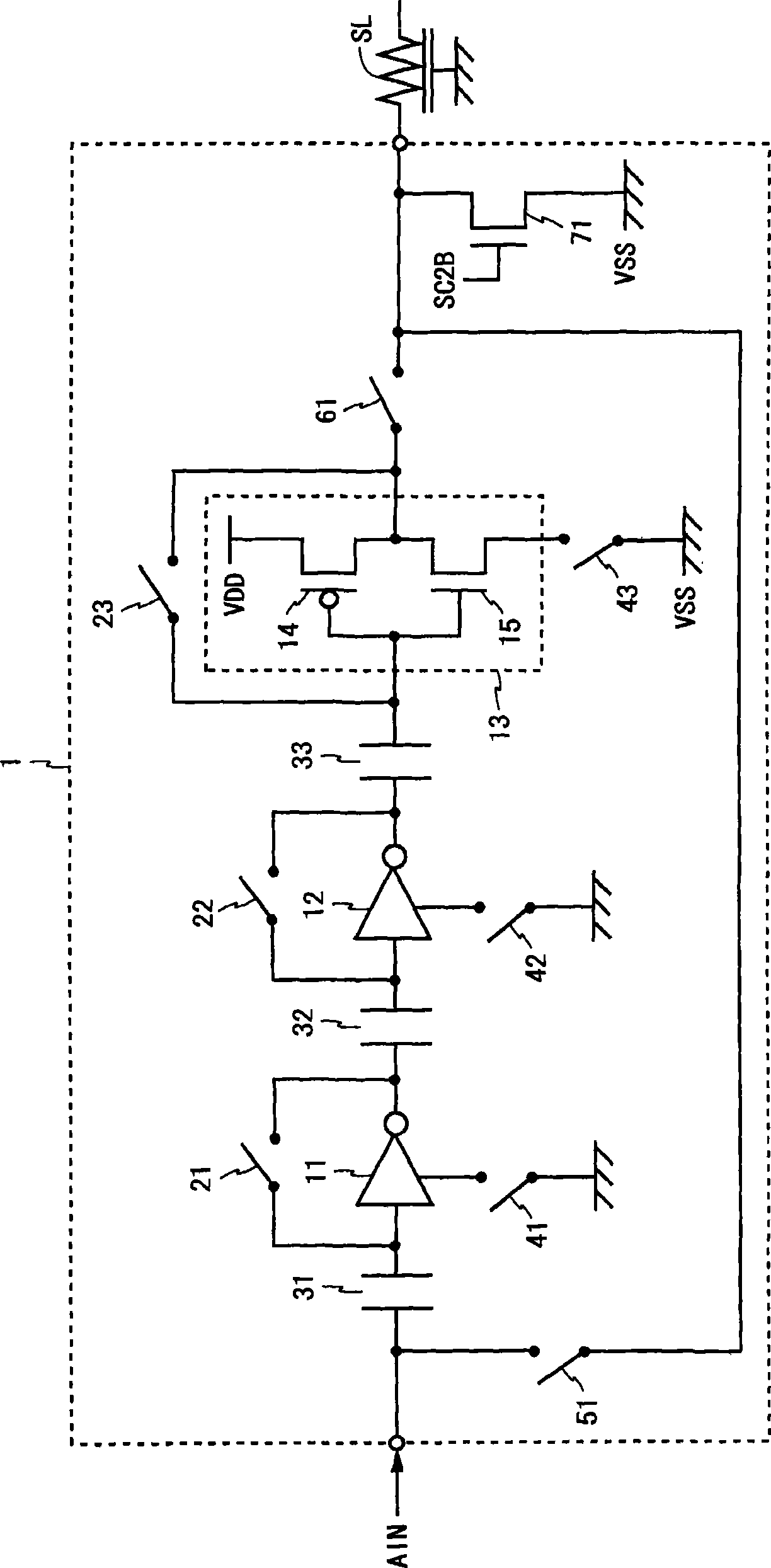 Amplifier circuit and display apparatus having the same