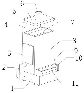 Cloth drying device for textile products processing