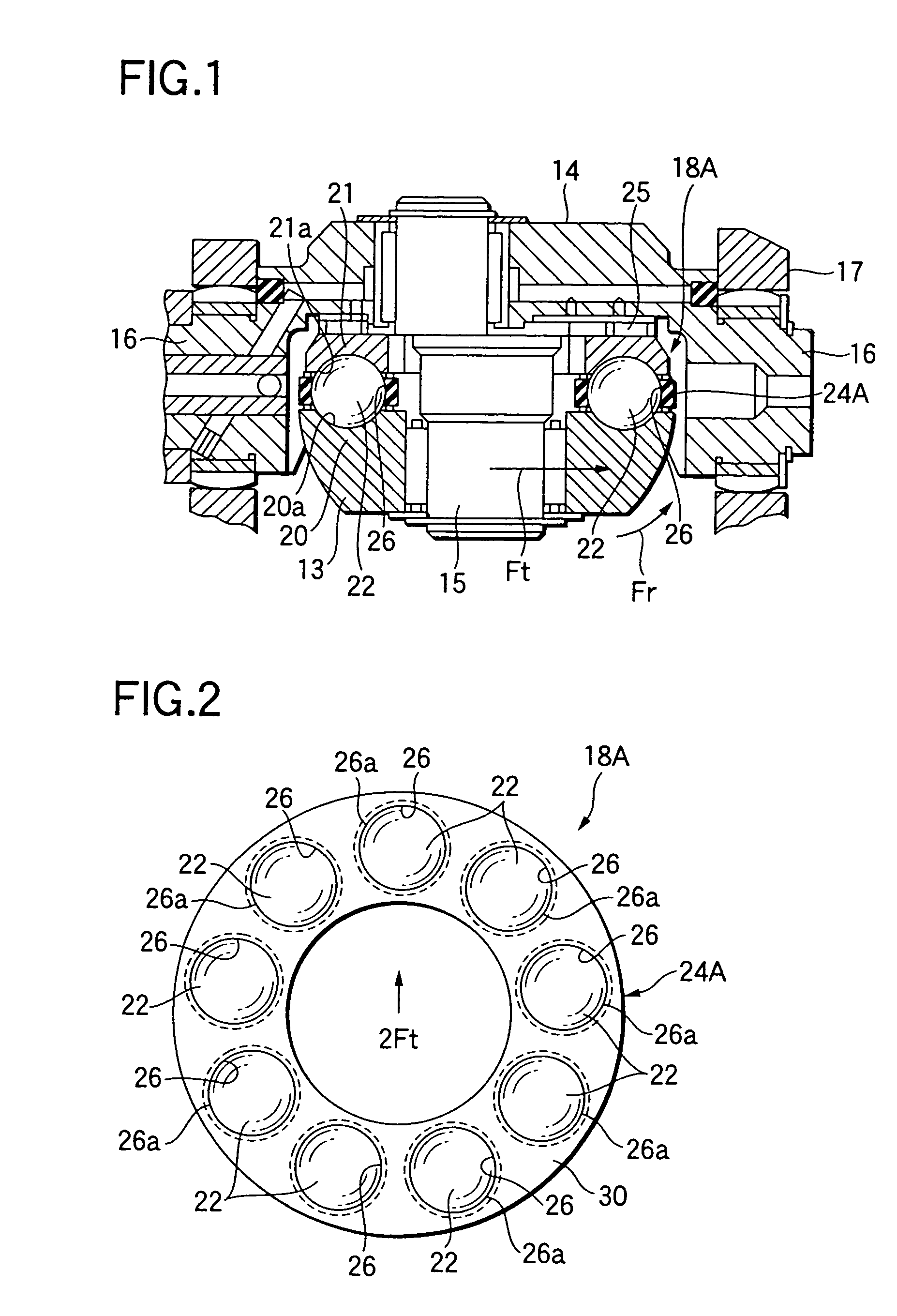 Power roller bearing for toroidal-type continuously variable transmission