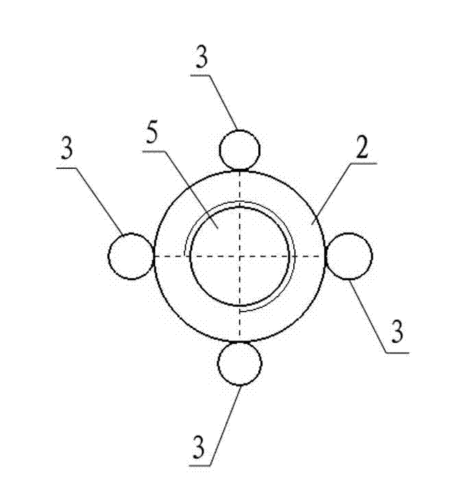 Supporting part of building form clamp