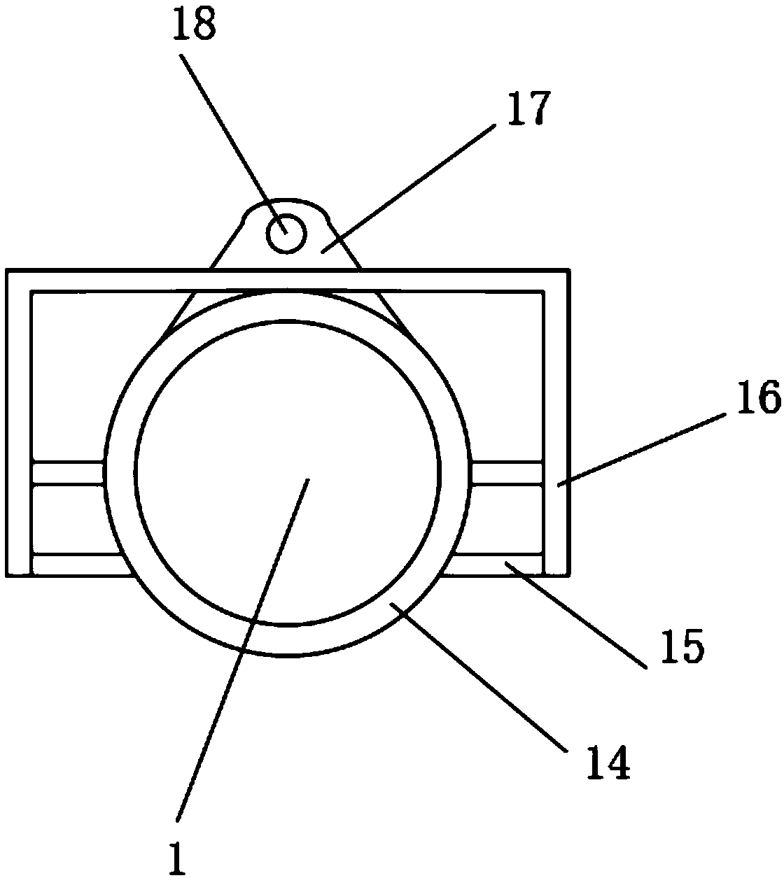 Pressure tank convenient to lift and transport