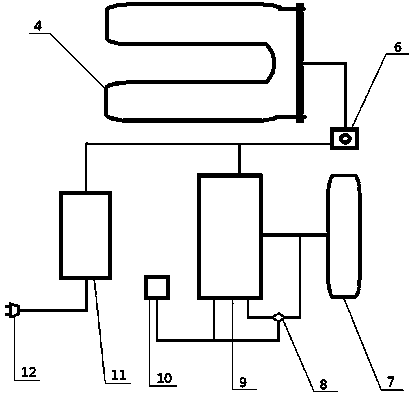 Electric food oven with fuel cell as power supply