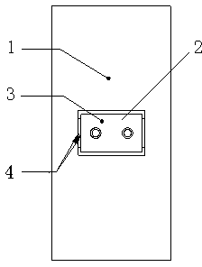 Crossbeam expanded joint based on dovetail groove structure