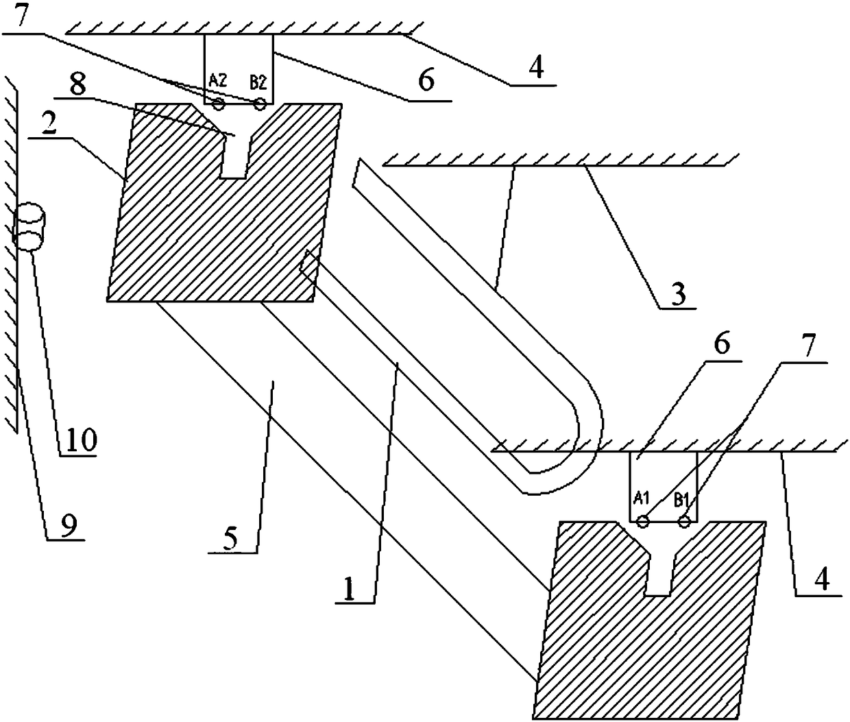 An automatic anti-collision device for the pressure plate of a baler