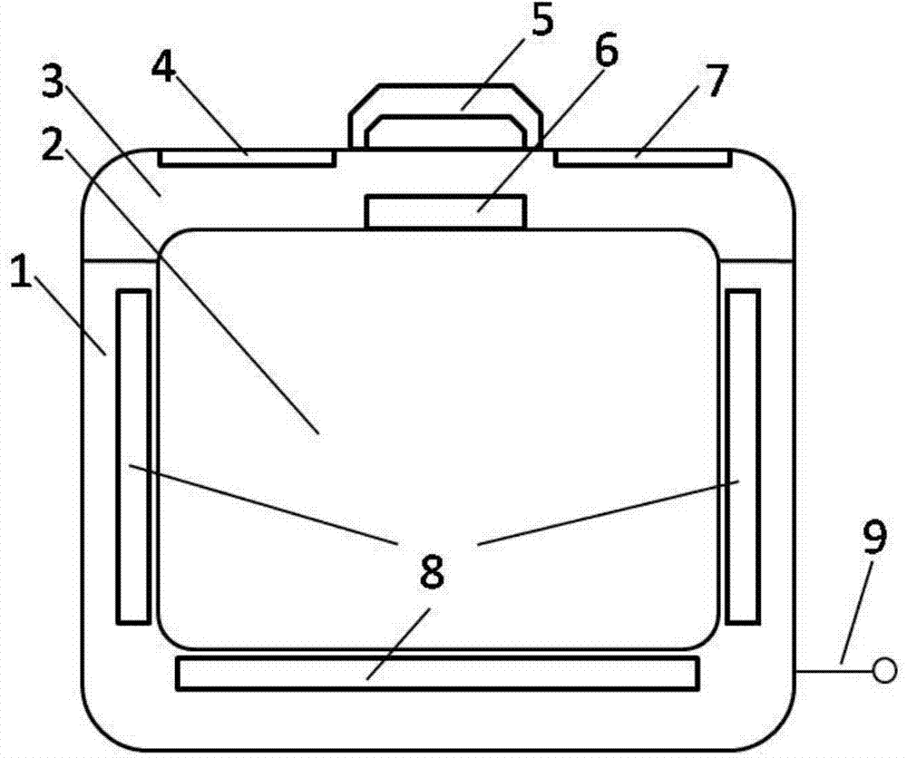 Refrigeration and heating integrated lunch box