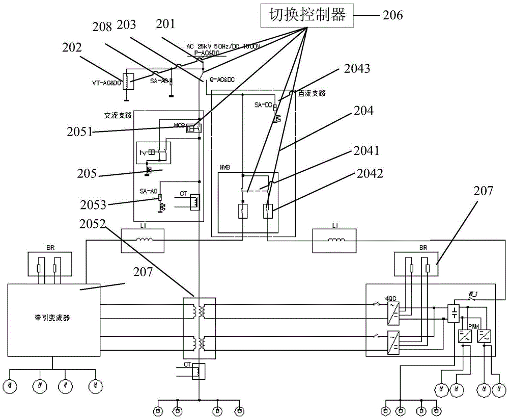 Dual-mode current collecting system and method