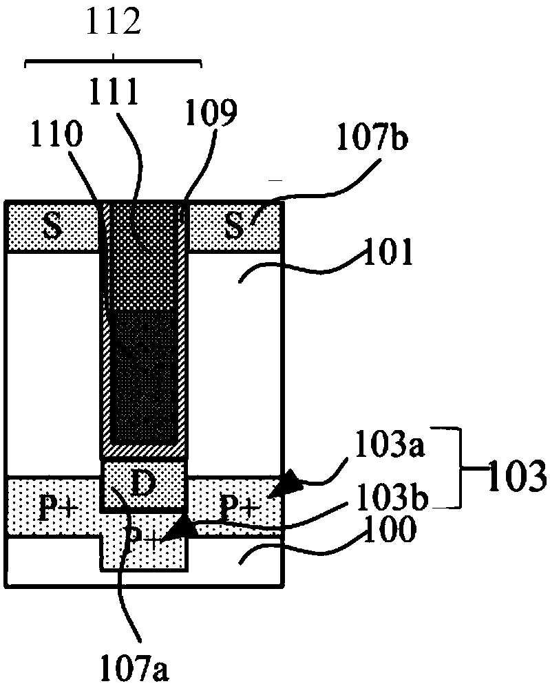 Double-vertical-channel transistor, integrated circuit memory and preparation method thereof