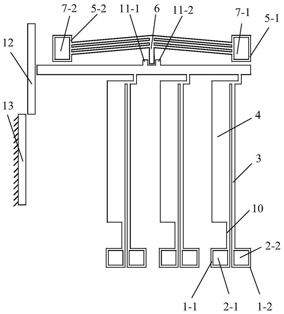 An electrothermal micro-drive control optical circuit on-off device based on u+v structure